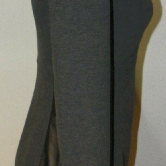 DKNYC Dress Dark Grey w/Black Faux Leather Sides - Picture 6 of 8